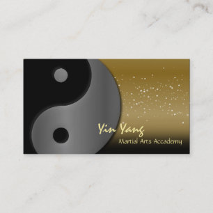 KampsportKaratevisitkort Yin Yang Visitkort