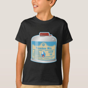 Kampstovbränslecanistier propan isobutan t shirt