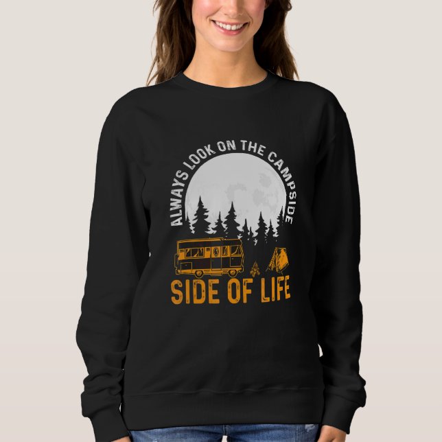 Kamputering och camping i livets lerium t shirt (Framsida)