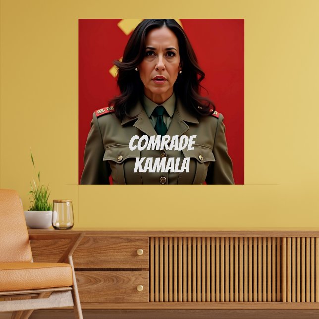 Kamrade Kamala 2024 Poster (Vardagsrum 2)