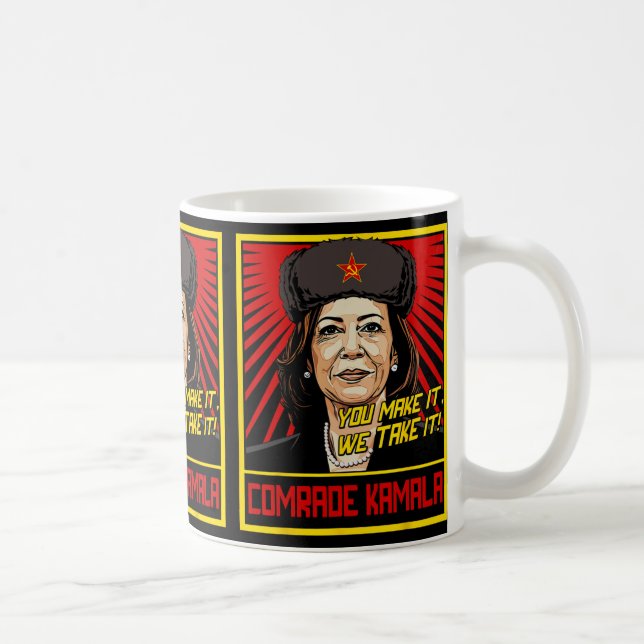 Kamrade Kamala Kamala Harris Tim Wheimer Coach 202 Kaffemugg (Höger)