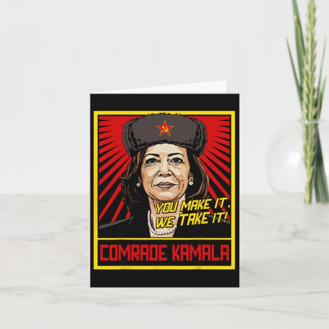 Kamrade Kamala Kamala Harris Tim Wheimer Coach 202 Kort (Framsida)