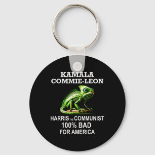 Kamrat Kamala Commie Leon Commieleon kommunist Ha Nyckelring