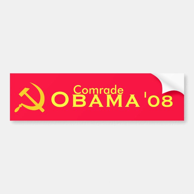 Kamrat Obama Bildekal (Framsidan)