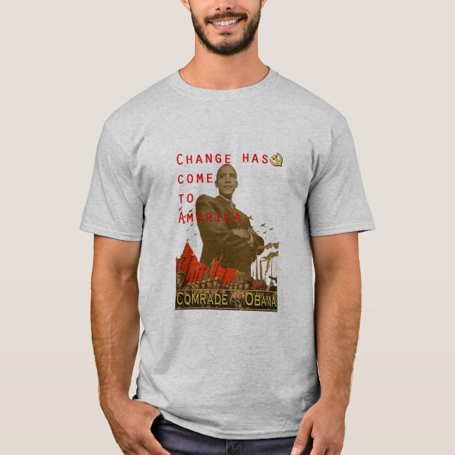 Kamrat Obama Tee Shirt (Framsida)