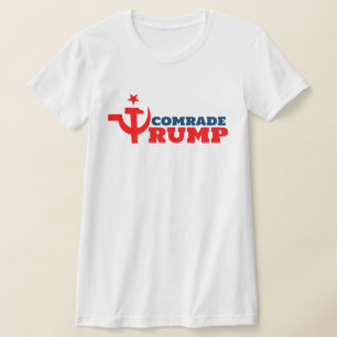 Kamrat Trump med ryska Hammer och Sickle T Shirt