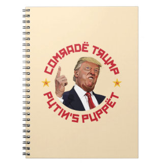 Kamrat Trump: Putins marionett Sovjetillustration Anteckningsbok