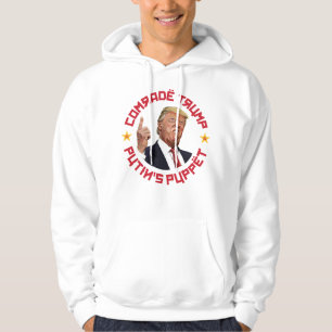 Kamrat Trump: Putins marionett Sovjetillustration Hoodie