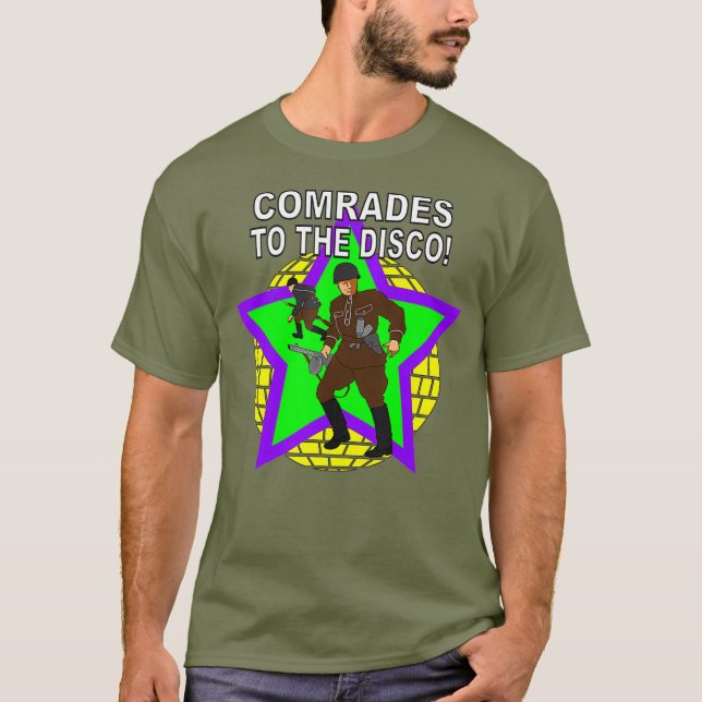 Kamrater i Disco-Sovjetunionen T Shirt (Framsida)