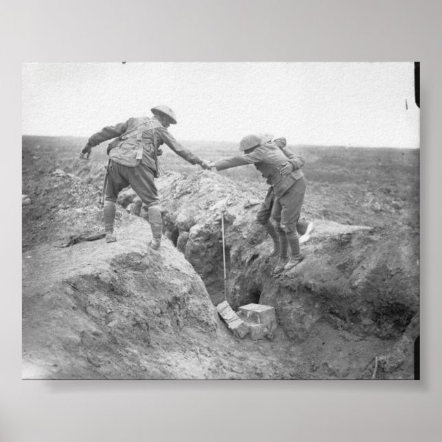 Kamrater i slaget vid Ginchy, The Somme Poster (Framsidan)