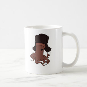 Kamrattioarmad bläckfisk! kaffemugg