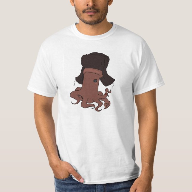 Kamrattioarmad bläckfisk! tee shirt (Framsida)