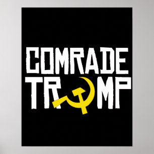 Kamrattrumf -- Anti-Trumf design -- Poster