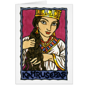 Kamrusepas-gratulationskort Hälsningskort