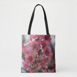 Kamuela körsbärblommar tygkasse