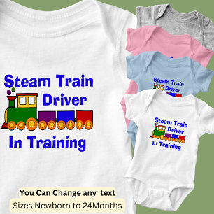 Kan ändra text, ånga drivrutinen Tåg under Träning T Shirt