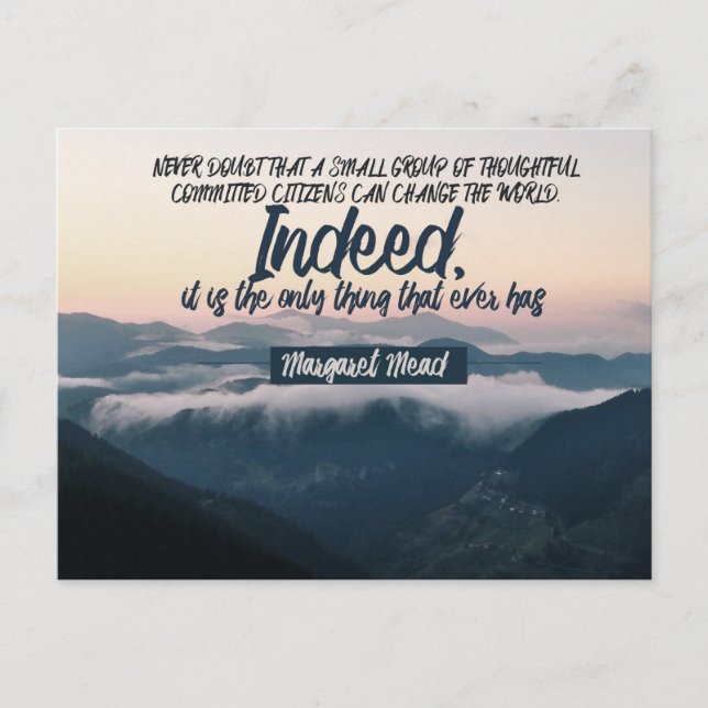 Kan ändra världen vykort (Framsida)