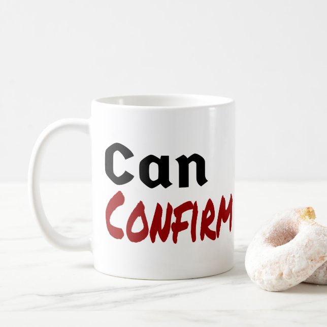 Kan bekräfta LetterKenny Funny Humor Kanada Kaffemugg (Med munk)