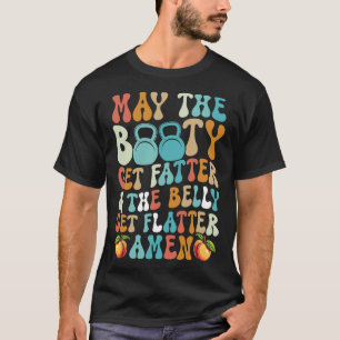 Kan Bootyn få en fatter Funny Fitness Cardio Hiit T Shirt