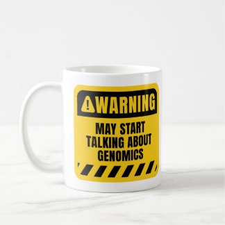 Kan börja prata om genomik kaffemugg