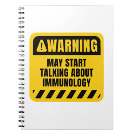 Kan börja tala om immunologi anteckningsbok