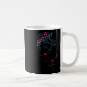 Kan bota det Rosie Riveter Bröstcancer överlevande Kaffemugg