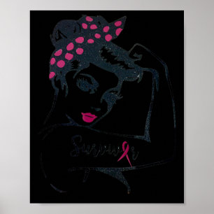 Kan bota det Rosie Riveter Bröstcancer överlevande Poster