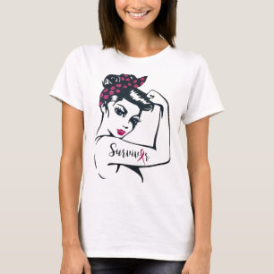 Kan bota det Rosie Riveter Bröstcancer överlevande T Shirt