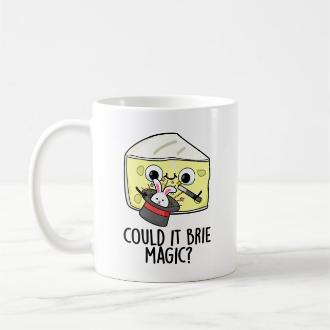 Kan det vara magi Roligt ost Pun Kaffemugg (Vänster)