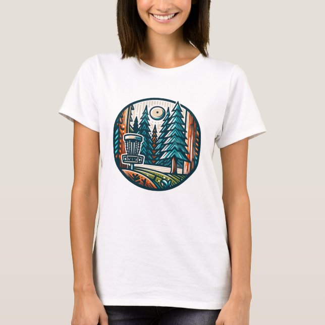 Kan det vara med din skivgolf t shirt (Framsida)