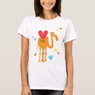 Kan du berätta mig älskar dig kamlet och t shirt
