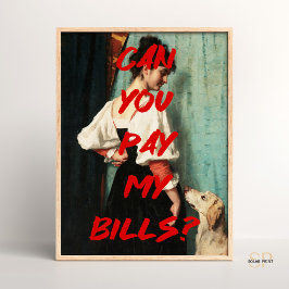 Kan du betala min Renaissance-målningskurs för räk Poster