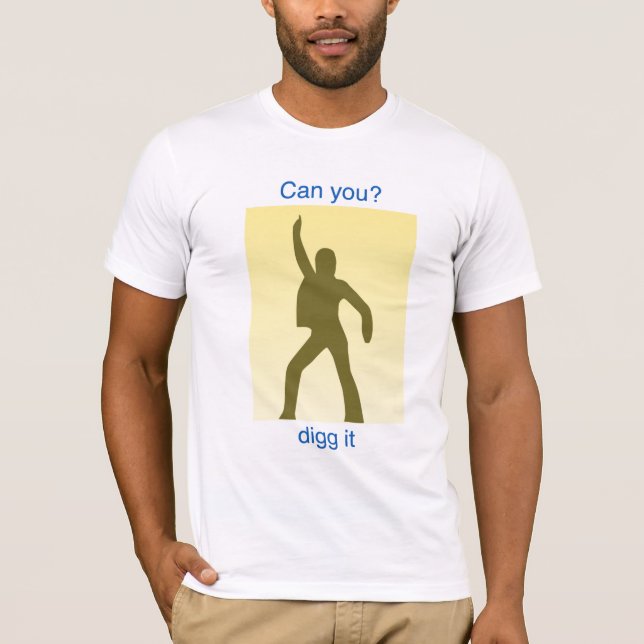 Kan du digg det? tee shirt (Framsida)