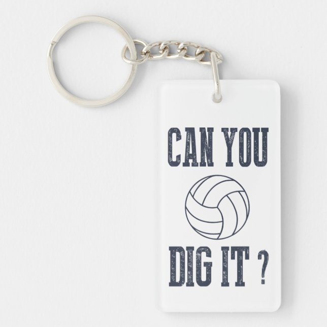Kan du förstå det Volleyball-nyckelring Nyckelring (Framsidan)