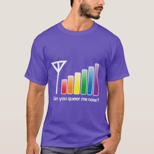 KAN DU FRÅGA MIG NU - VITE -.png Tee (Framsida)