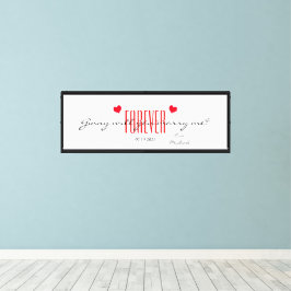 Kan du gifta mig med Bröllop Art Canvas? Canvastryck