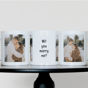 Kan du gifta mig med fotot Frieri? Kaffemugg