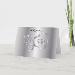 Kan du gifta mig? SILVER Kort
