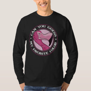 Kan du gissa min favorit Färg Flamingo 1 T Shirt