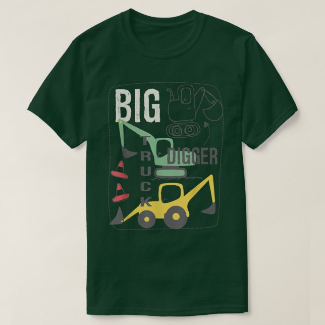 Kan du Gräva det bygga Lastbil Boy Man Pappa Birt? T Shirt (Design framsida)