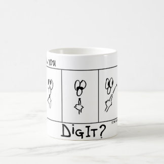 "Kan du Gräva det?"-DigitCartoon.com Kaffemugg