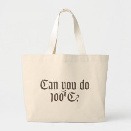 Kan du ha med 100ºC Totebag 3 Jumbo Tygkasse