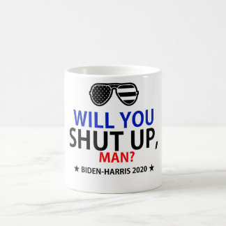 Kan du hålla käften? Valet Biden-Harris 2020 Kaffemugg