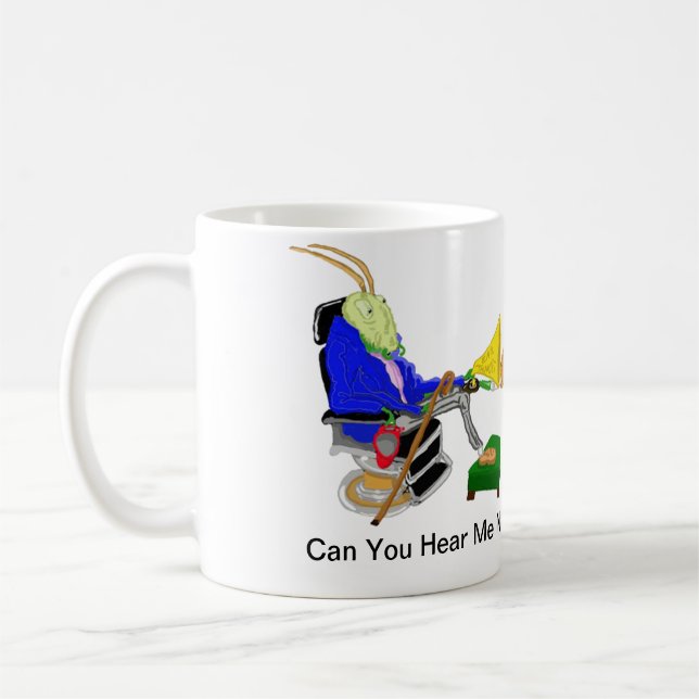 Kan du höra mig nu? kaffemugg (Vänster)
