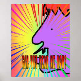 Kan du höra mig Poster? Poster