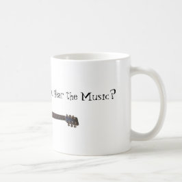 Kan du höra musiken? kaffemugg