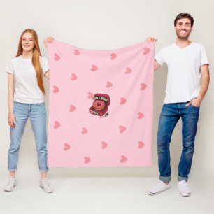 Kan du inte ge mig? Cute Donut Frieri Tanken Desig Fleecefilt