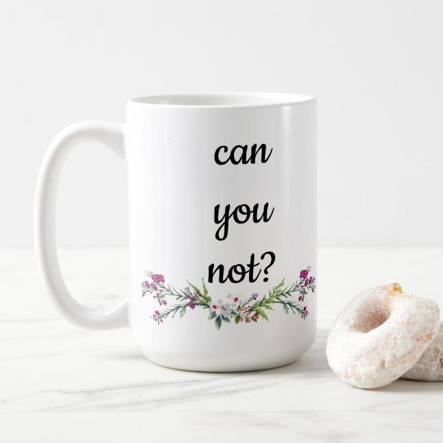 Kan du inte? kaffemugg (Med munk)