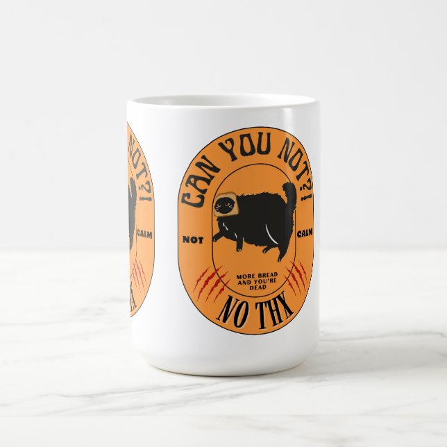 Kan du inte katt kaffemugg (Center)