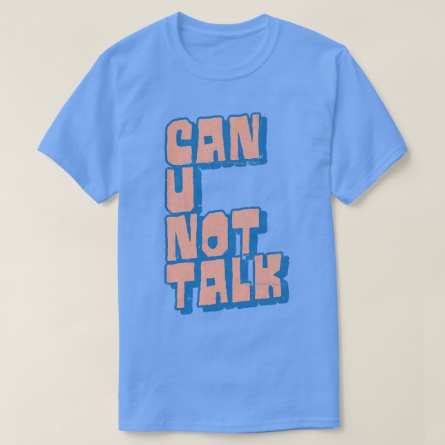 Kan du inte prata om Vuxen humor Design T Shirt (Design framsida)